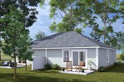 Cottage Style House Plan - 3 Beds 1 Baths 785 Sq/Ft Plan #513-2303 