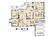 Southern Style House Plan - 3 Beds 3 Baths 3737 Sq/Ft Plan #36-243 