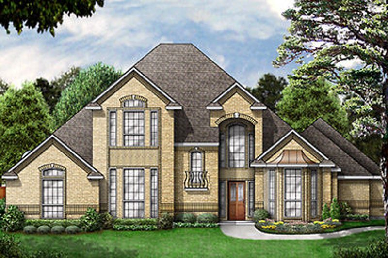 Dream House Plan - European Exterior - Front Elevation Plan #84-253