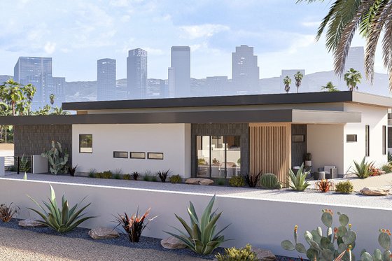 Exterior - Other Elevation 3 for Modern House Plan #455-731 - 3 bed, 2.5 bath