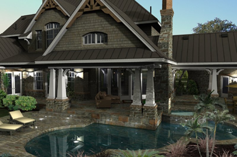 Home Plan - Craftsman Photo Plan #120-173