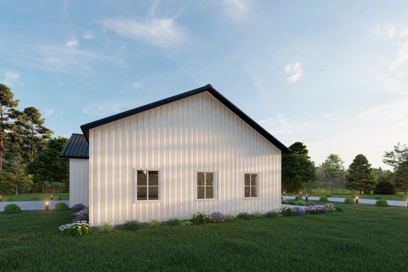 Dream House Plan - Exterior - Other Elevation 2 for Barndominium House Plan #1107-40 - 3 bed, 3 bath