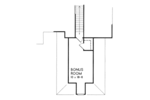 Floor Plan - Other Floor for Traditional House Plan #129-105 - 3 bed, 2 bath