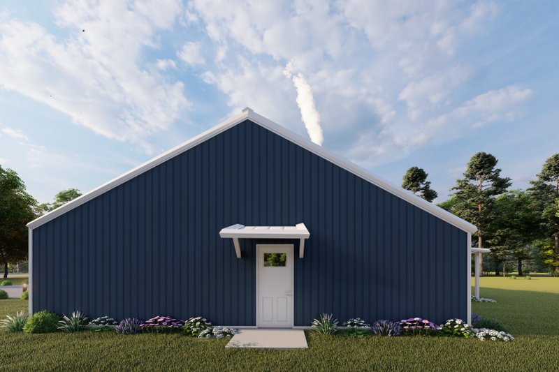 Dream House Plan - Exterior - Other Elevation 7 for Barndominium House Plan #1107-39 - 4 bed, 3 bath