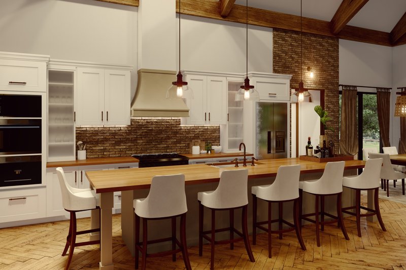 Home Plan - Interior - Kitchen for Farmhouse House Plan #54-446 - 3 bed, 2 bath