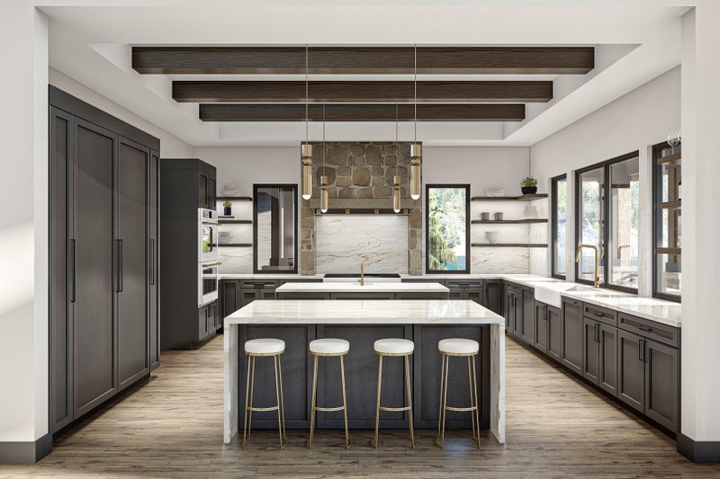 Dream House Plan - Interior - Kitchen 1 for Modern House Plan #455-232 - 2 bed, 3 bath
