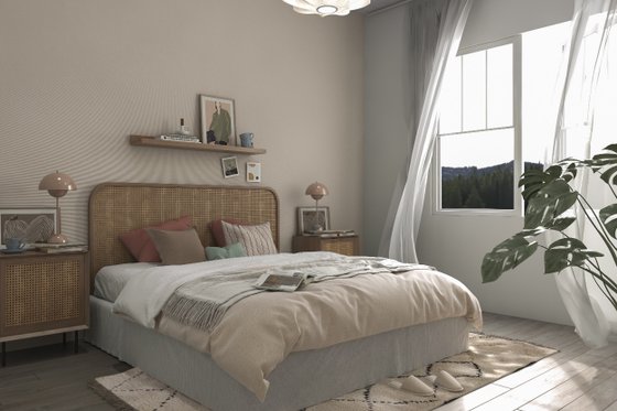 Interior - Bedroom for Farmhouse House Plan #54-471 - 3 bed, 2.5 bath