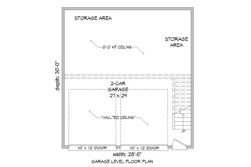 House Blueprint - Floor Plan - Main Floor for Contemporary House Plan #932-129, 1 bath