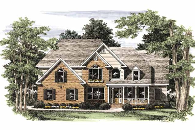 Home Plan - Traditional Exterior - Front Elevation Plan #927-716