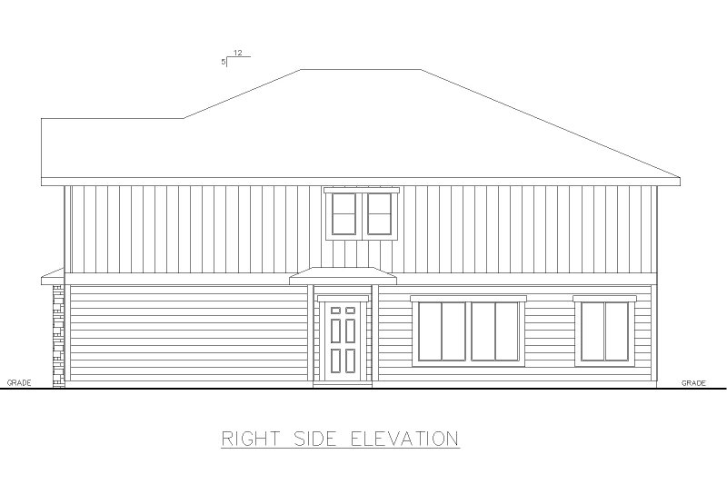 Home Plan - Exterior - Other Elevation for Craftsman House Plan #117-1039 - 8 bed, 5 bath