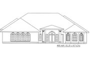 Mediterranean Style House Plan - 3 Beds 2.5 Baths 3202 Sq/Ft Plan #117-523 