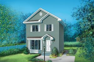 Traditional Exterior - Front Elevation Plan #25-2188