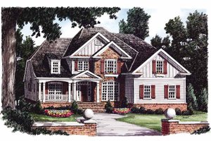 Traditional Exterior - Front Elevation Plan #927-761