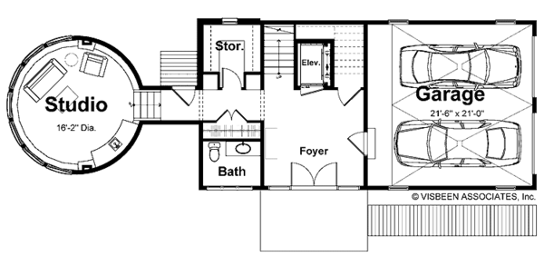 House Plan Design - Contemporary Floor Plan - Lower Floor Plan #928-31