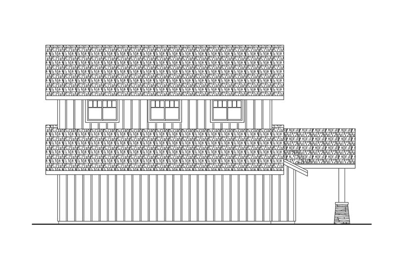 House Plan Design - Exterior - Other Elevation for Barndominium House Plan #124-1384 - 1 bed, 2 bath