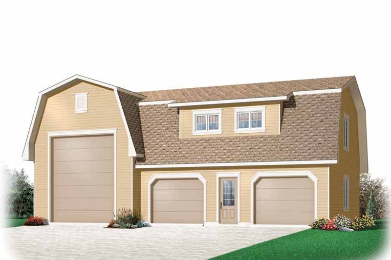 House Design - Exterior - Front Elevation 3 for Country House Plan #23-2426, 0 bath