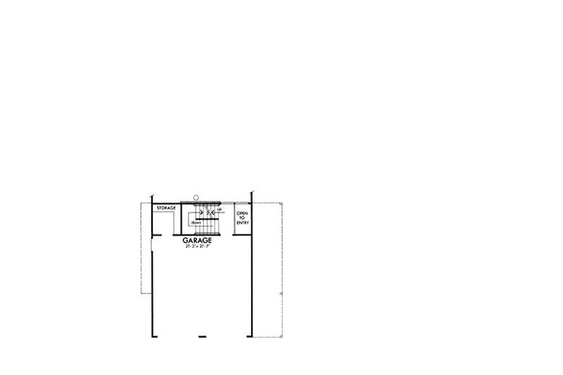 Home Plan - Floor Plan - Other Floor for Contemporary House Plan #320-822 - 1 bed, 2.5 bath