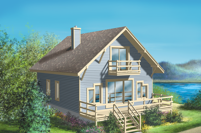 Cottage Style House Plan - 3 Beds 2 Baths 1286 Sq/Ft Plan #25-1106