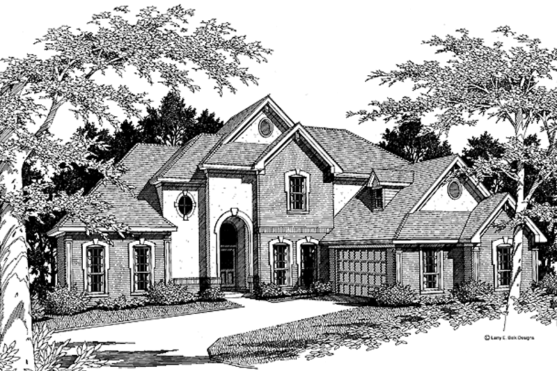 House Design - Traditional Exterior - Front Elevation Plan #952-16