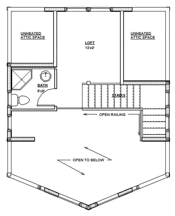 Dream House Plan - Traditional Floor Plan - Upper Floor Plan #895-115