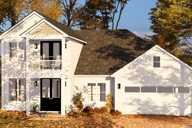House Design - Exterior - Other Elevation 4 for Farmhouse House Plan #513-2311 - 3 bed, 2.5 bath