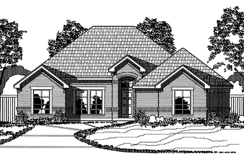Home Plan - European Exterior - Front Elevation Plan #946-1