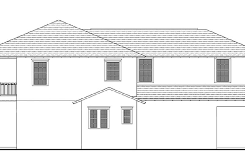 Home Plan - Exterior - Other Elevation 1 for Southern House Plan #1058-75 - 4 bed, 3.5 bath