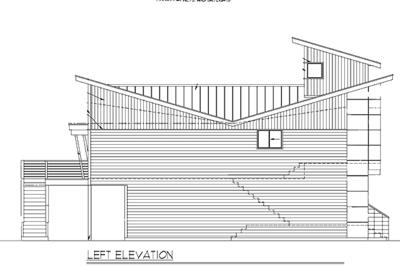 Dream House Plan - Exterior - Other Elevation for Contemporary House Plan #569-12 - 3 bed, 3.5 bath