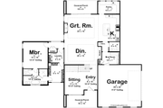 Modern Style House Plan - 4 Beds 3.5 Baths 3464 Sq/Ft Plan #455-691 Floor 