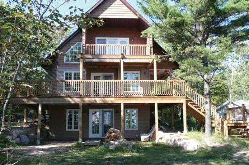 Architectural House Design - Exterior - Rear Elevation 2 for Traditional House Plan #118-145 - 3 bed, 2 bath