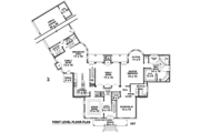 Southern Style House Plan - 5 Beds 4 Baths 4106 Sq/Ft Plan #81-1304 
