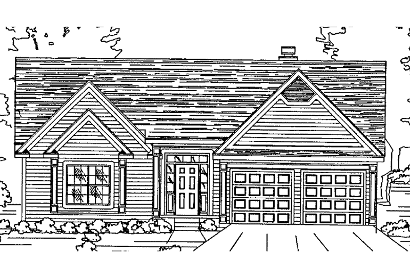 Architectural House Design - Traditional Exterior - Front Elevation Plan #405-274