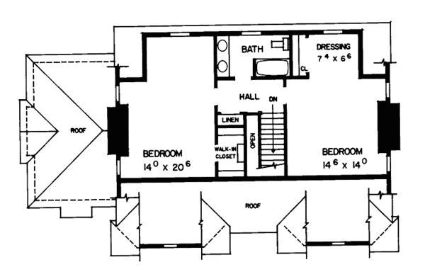 Architectural House Design - Victorian Floor Plan - Other Floor Plan #72-891