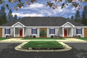 Traditional Exterior - Front Elevation Plan #21-326