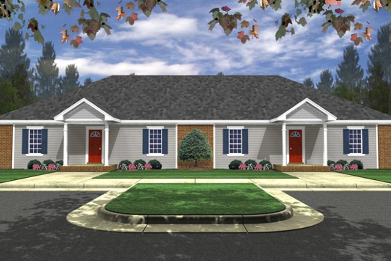 Home Plan - Traditional Exterior - Front Elevation Plan #21-326