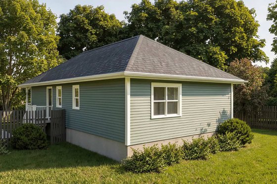 Exterior - Front Elevation 3 for Cottage House Plan #79-127 - 3 bed, 2 bath