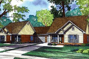 Ranch Exterior - Front Elevation Plan #17-3084