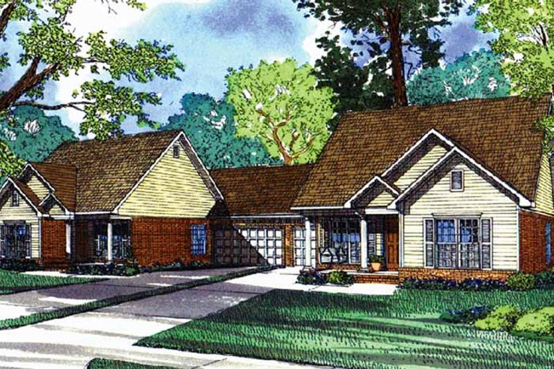 Home Plan - Ranch Exterior - Front Elevation Plan #17-3084