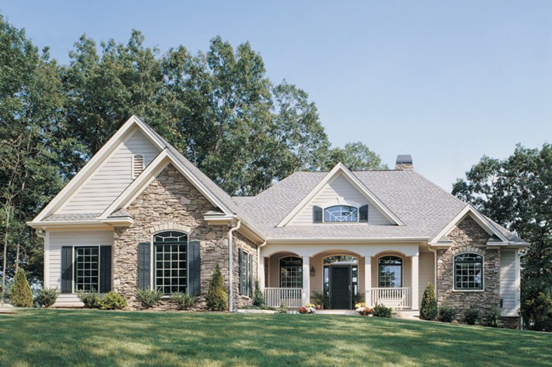 Home Plan - Exterior - Front Elevation 3 for Country House Plan #929-494 - 3 bed, 3.5 bath