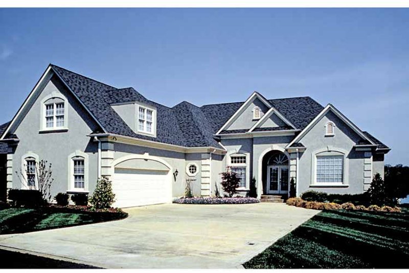 Dream House Plan - Exterior - Front Elevation 3 for Traditional House Plan #453-532 - 4 bed, 4 bath