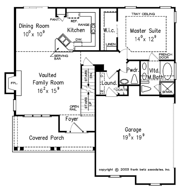 House Design - Country Floor Plan - Main Floor Plan #927-163