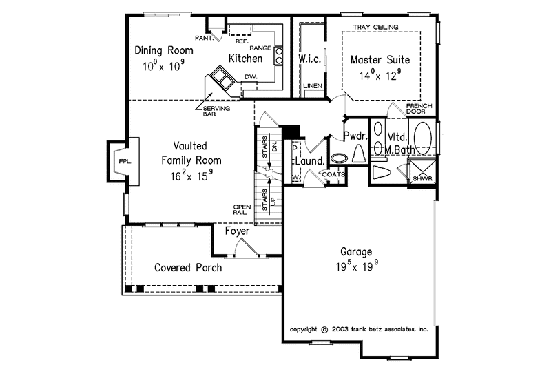 Home Plan - Floor Plan - Main Floor for Country House Plan #927-163 - 3 bed, 2.5 bath
