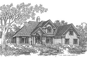 Traditional Exterior - Front Elevation Plan #929-364