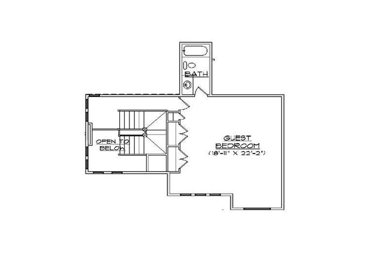 Home Plan - Floor Plan - Upper Floor for Craftsman House Plan #5-466 - 6 bed, 6 bath