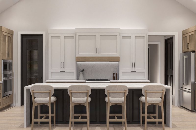 Home Plan - Interior - Kitchen for Barndominium House Plan #455-725 - 3 bed, 2.5 bath