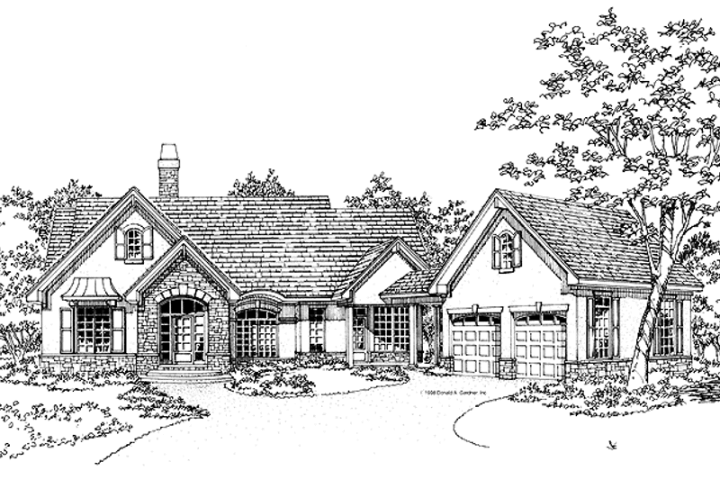 Home Plan - Exterior - Front Elevation 3 for Country House Plan #929-300 - 3 bed, 2.5 bath