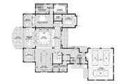 Country Style House Plan - 4 Beds 4 Baths 3785 Sq/Ft Plan #928-322 