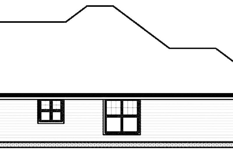 Home Plan - Exterior - Other Elevation for Contemporary House Plan #999-155 - 3 bed, 2 bath