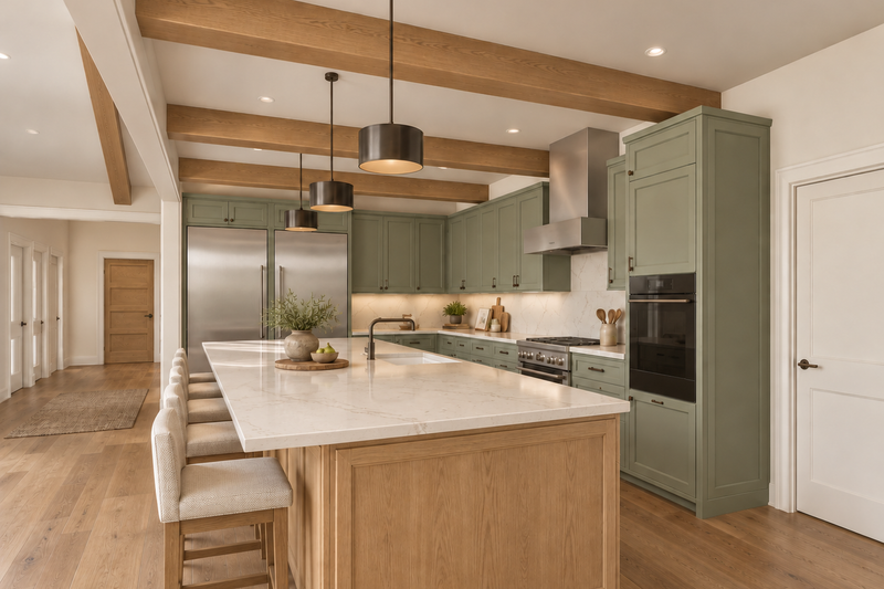 House Blueprint - Interior - Kitchen 1 for Farmhouse House Plan #923-520 - 4 bed, 3 bath