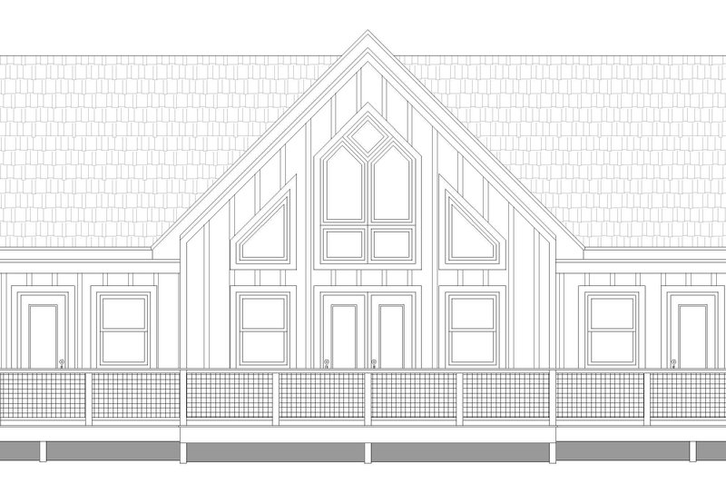 Dream House Plan - Exterior - Rear Elevation 1 for Country House Plan #932-363 - 2 bed, 2 bath
